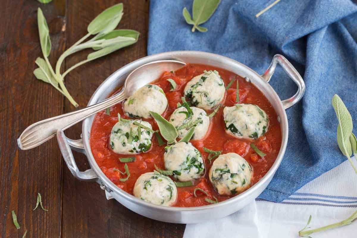Un délice aux épinards : les raviolis tout nus