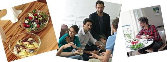 Un dîner chic et convivial chez le designer José Lévy