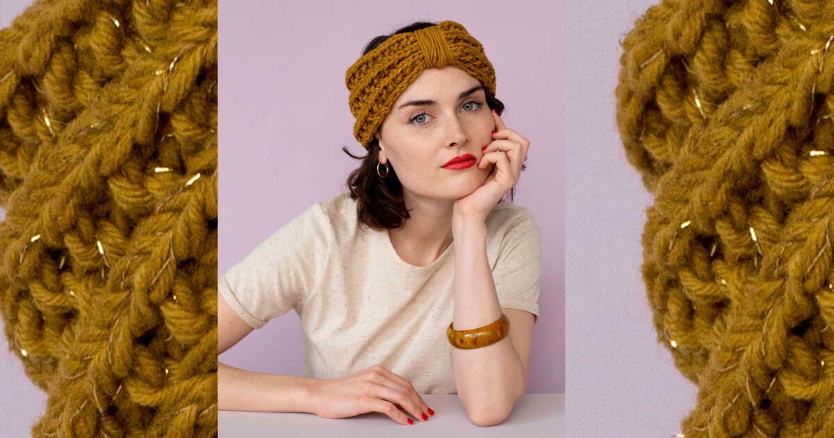 Le bandeau torsadé : une œuvre de tricot inspirée par les voyages