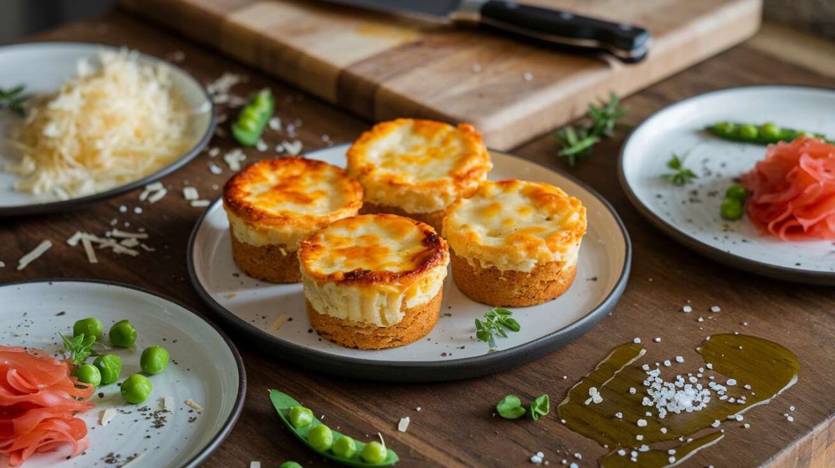Mini-cakes gourmands au fromage et surimi pour un apéritif réussi