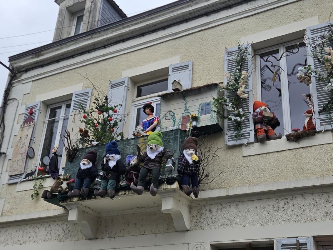 Noël féérique à Périgueux : un couple fait briller sa façade