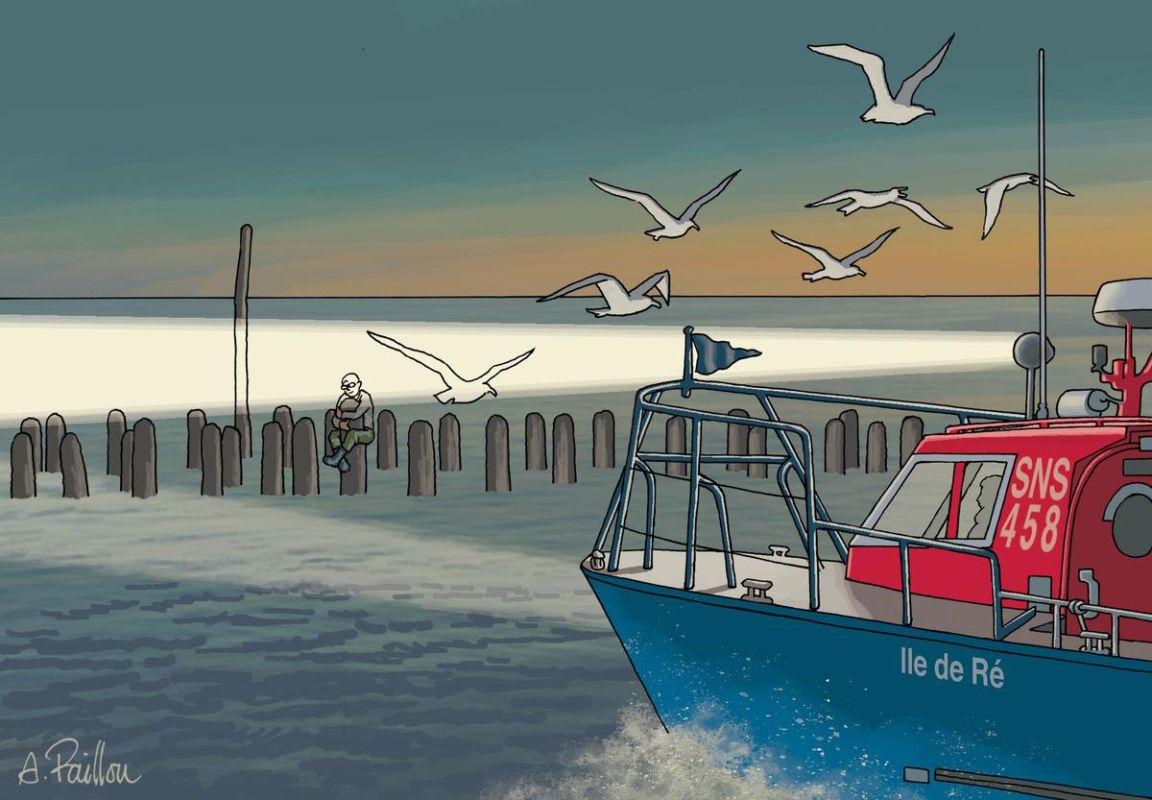 Un pêcheur à pied sauvé par son courage et un bouchot au large de l’Aiguillon