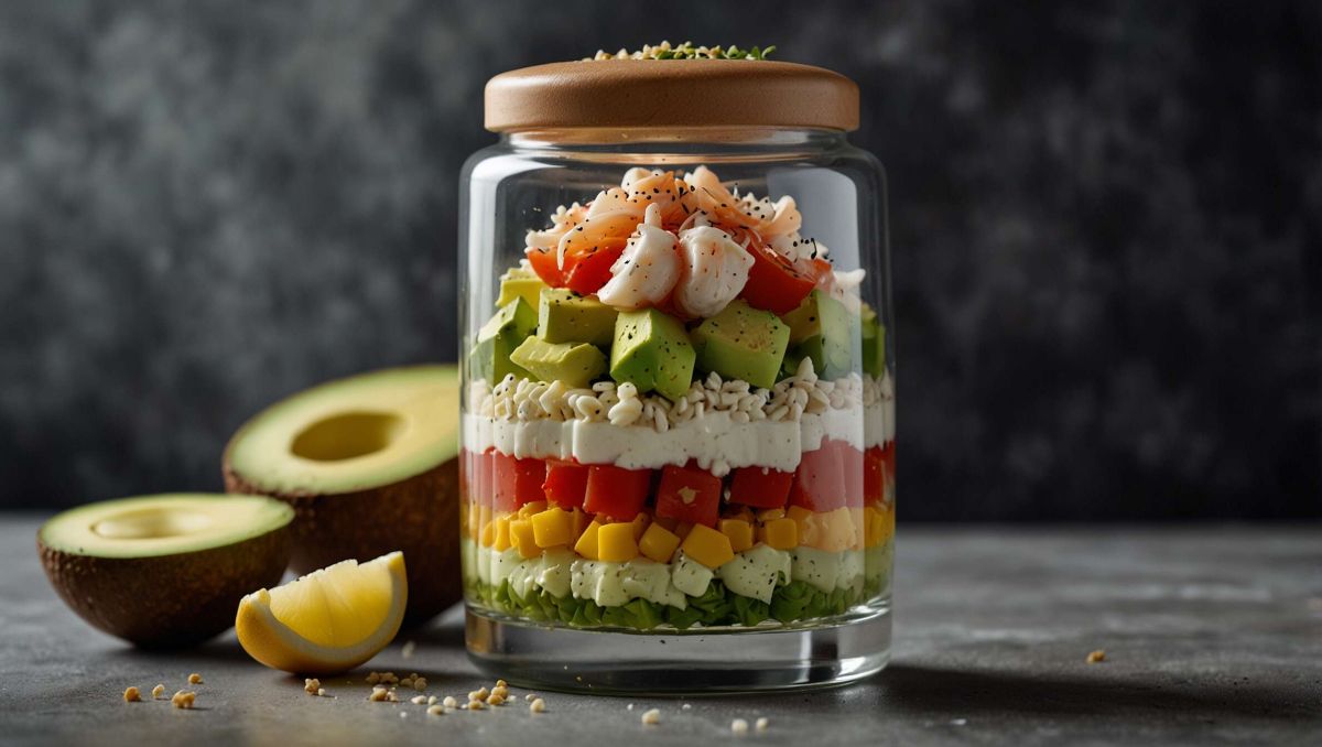 La salade de crabe et avocat en verrine : une délicieuse entrée
