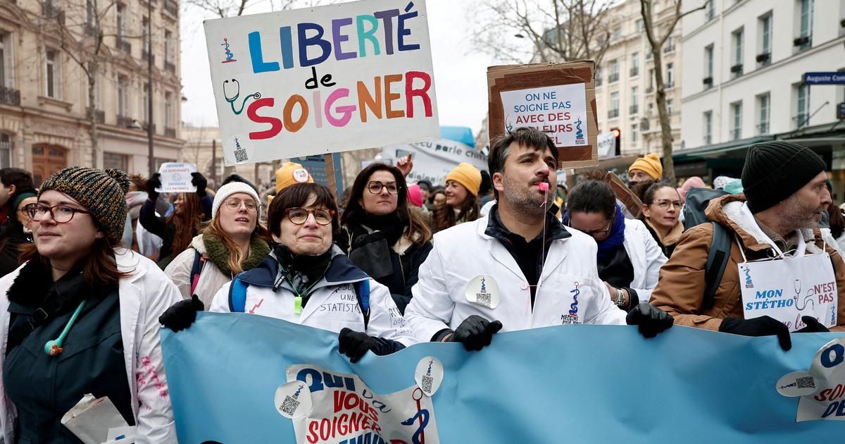 Les médecins en colère : des milliers d'entre eux manifestent à Bruxelles contre le gouvernement