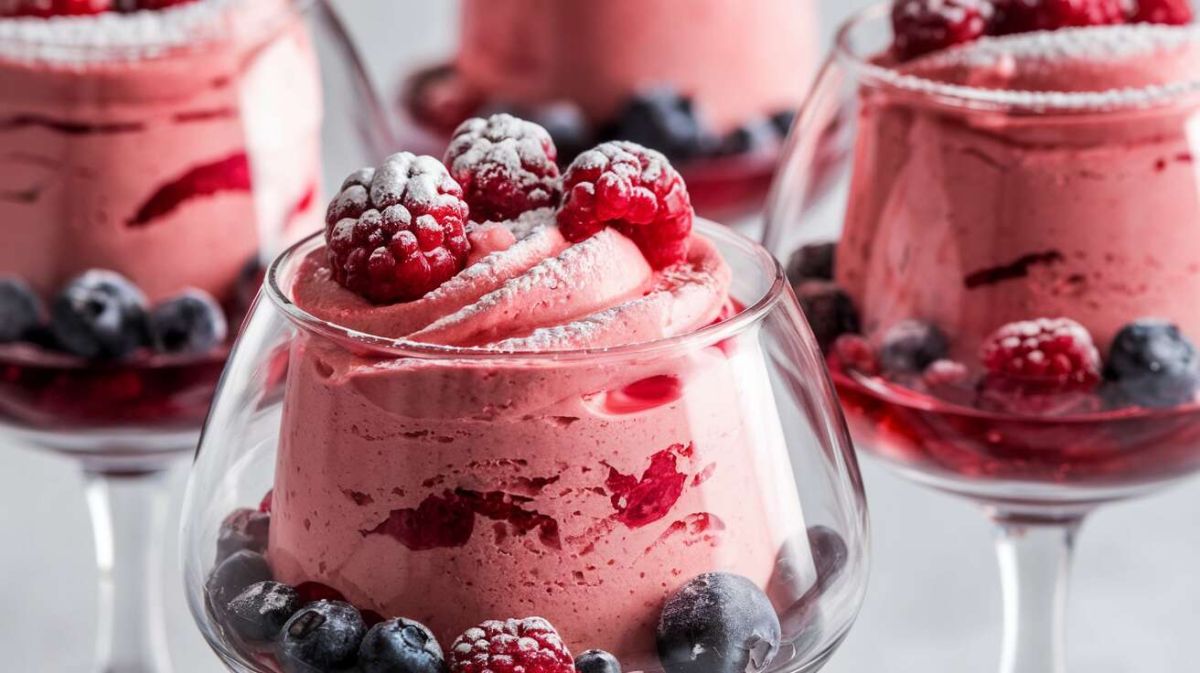 Mousse glacée aux fruits rouges : une recette légère et savoureuse
