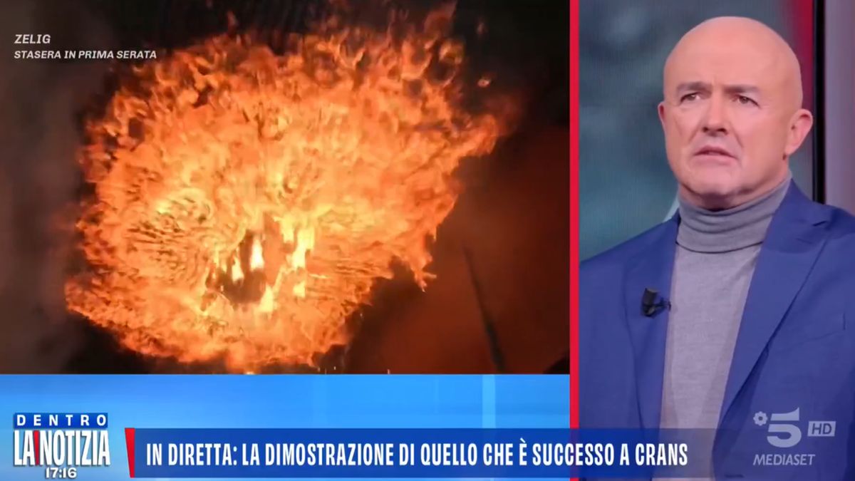 un reconstitution choquante d'un incendie mortel à la télévision italienne