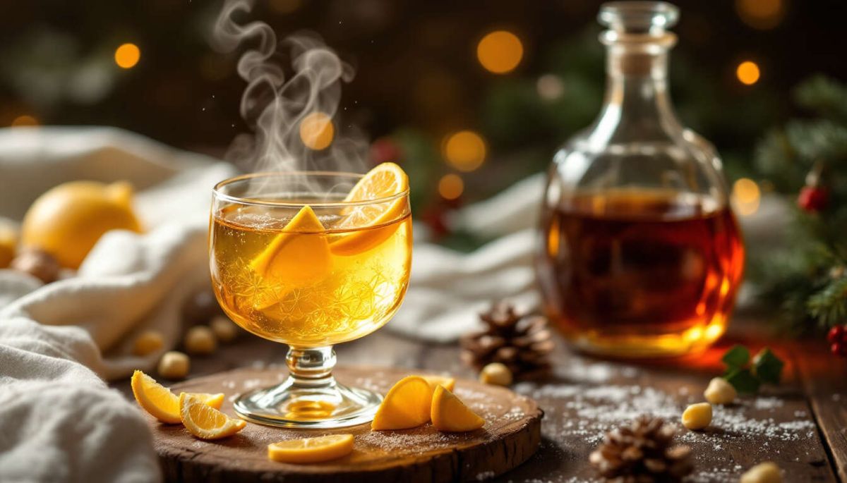 Recette de grog de Noël : miel, citron et gingembre