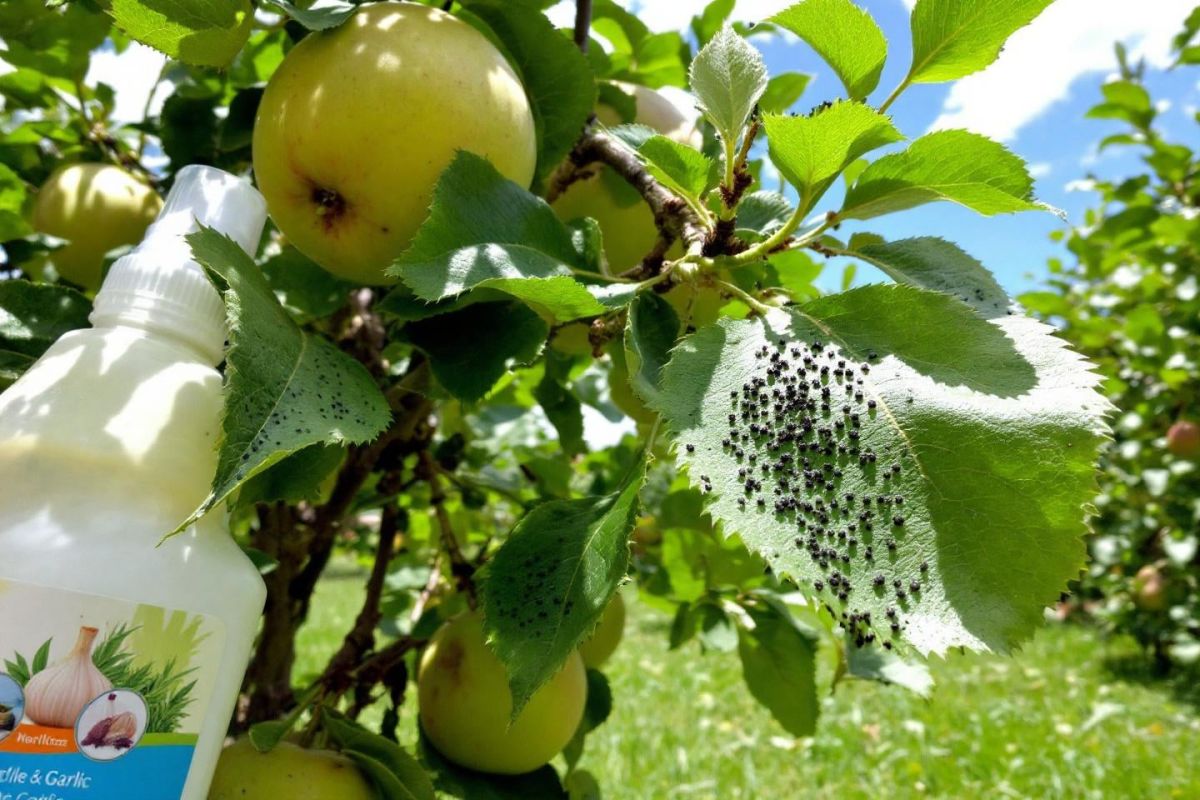 Des solutions naturelles pour protéger vos fruitiers des pucerons avant la récolte