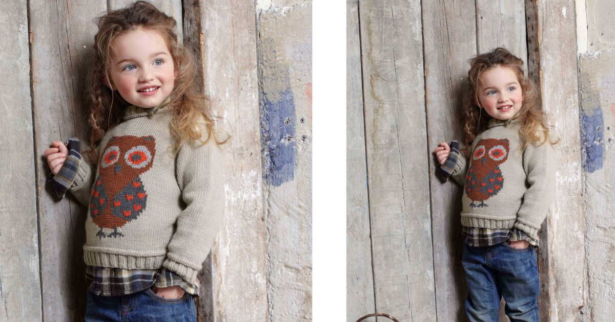 Un pull à motifs hiboux : tricot gratuit à réaliser chez soi