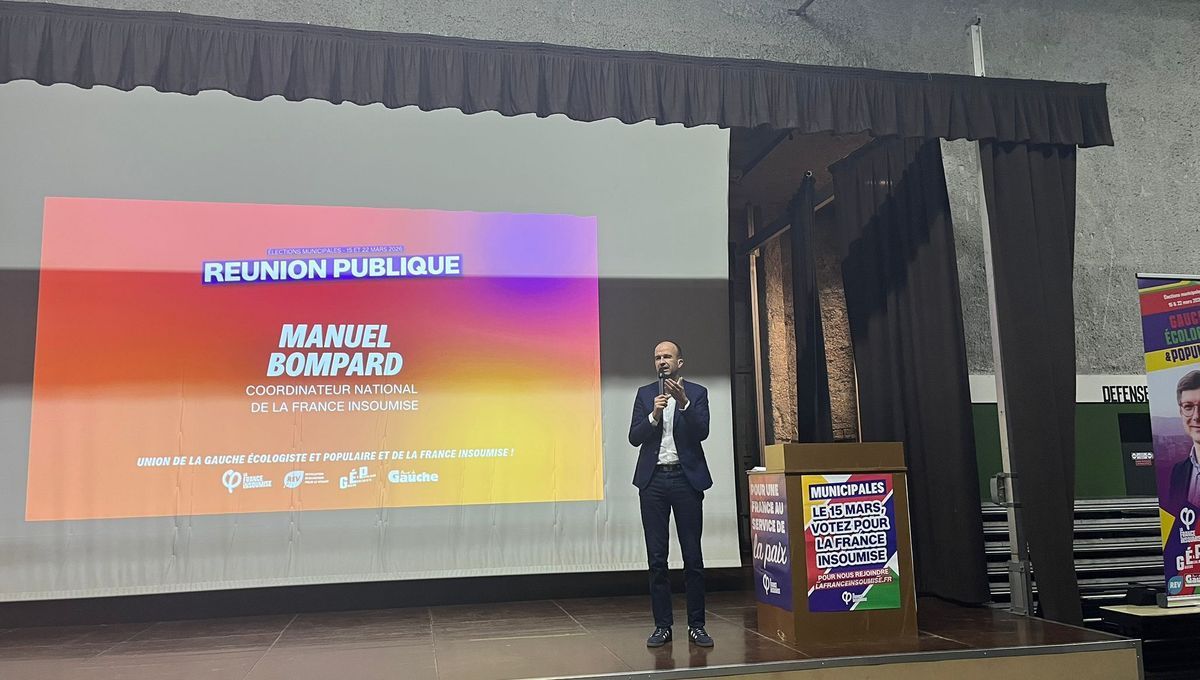 Manuel Bompard booste la liste Magnin pour les municipales de 2026 à Valence