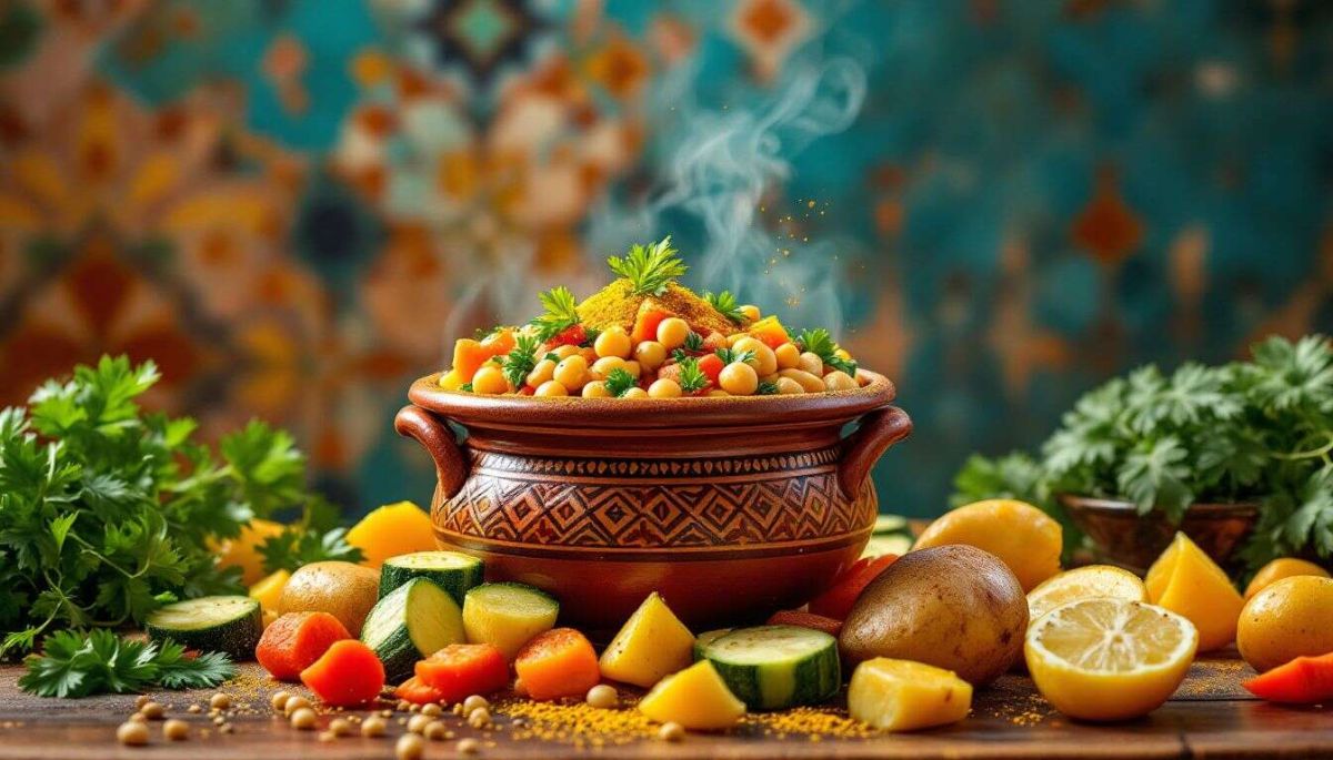 Découvrez la recette savoureuse du tajine de légumes marocain