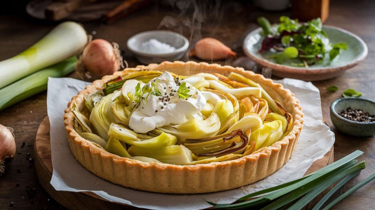 Tartelettes de poireaux et échalotes au chèvre frais : une entrée raffinée