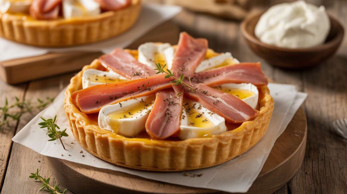 Recette de tartelettes au chèvre frais et jambon de pays