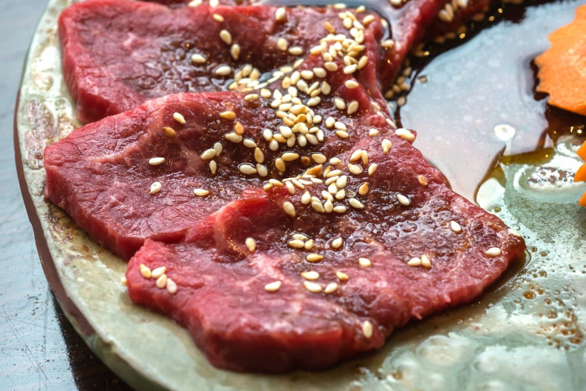 Le tataki de bœuf revisité par Laurent Mariotte