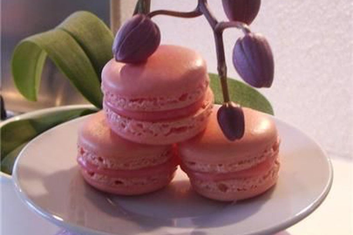 Macarons aux fraises tagada