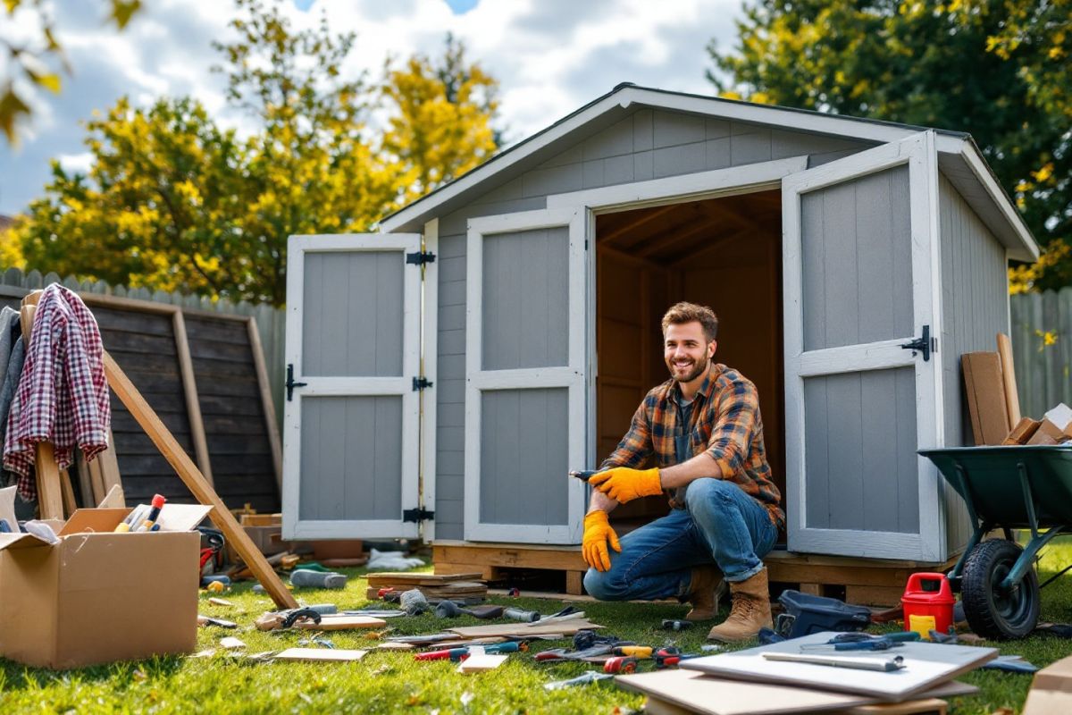 l'abri de jardin idéal pour un extérieur bien organisé