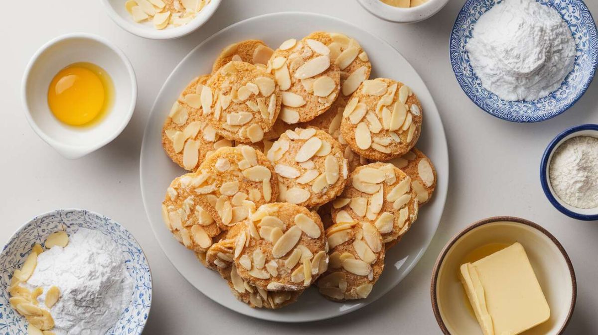 Des tuiles aux amandes croustillantes prêtes en un rien de temps