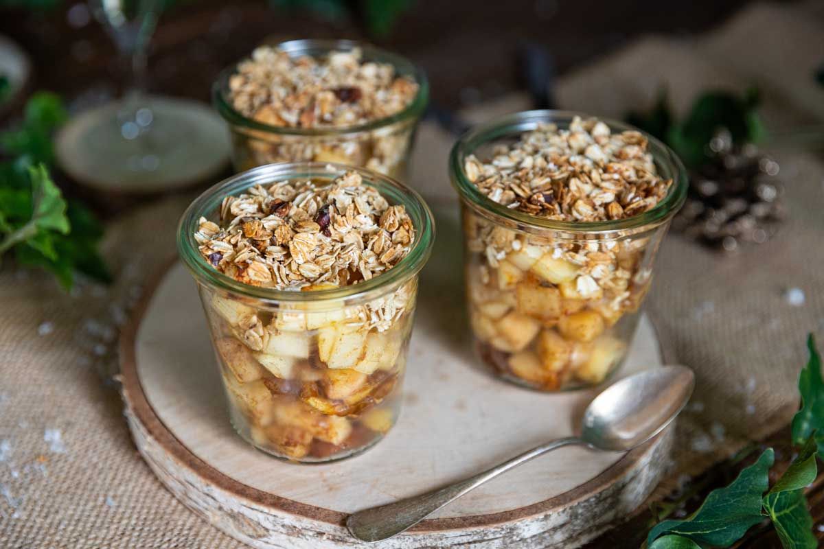 Crumble aux fruits d'hiver