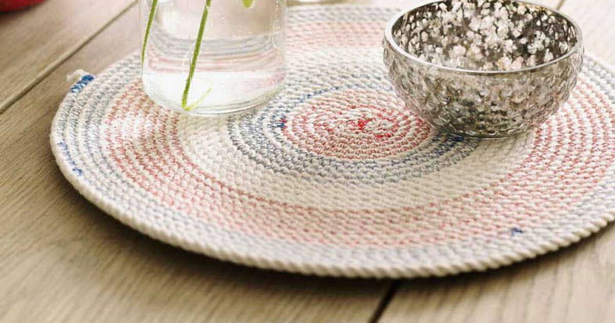 Transformez votre cuisine avec un dessous-de-plat en corde fait main