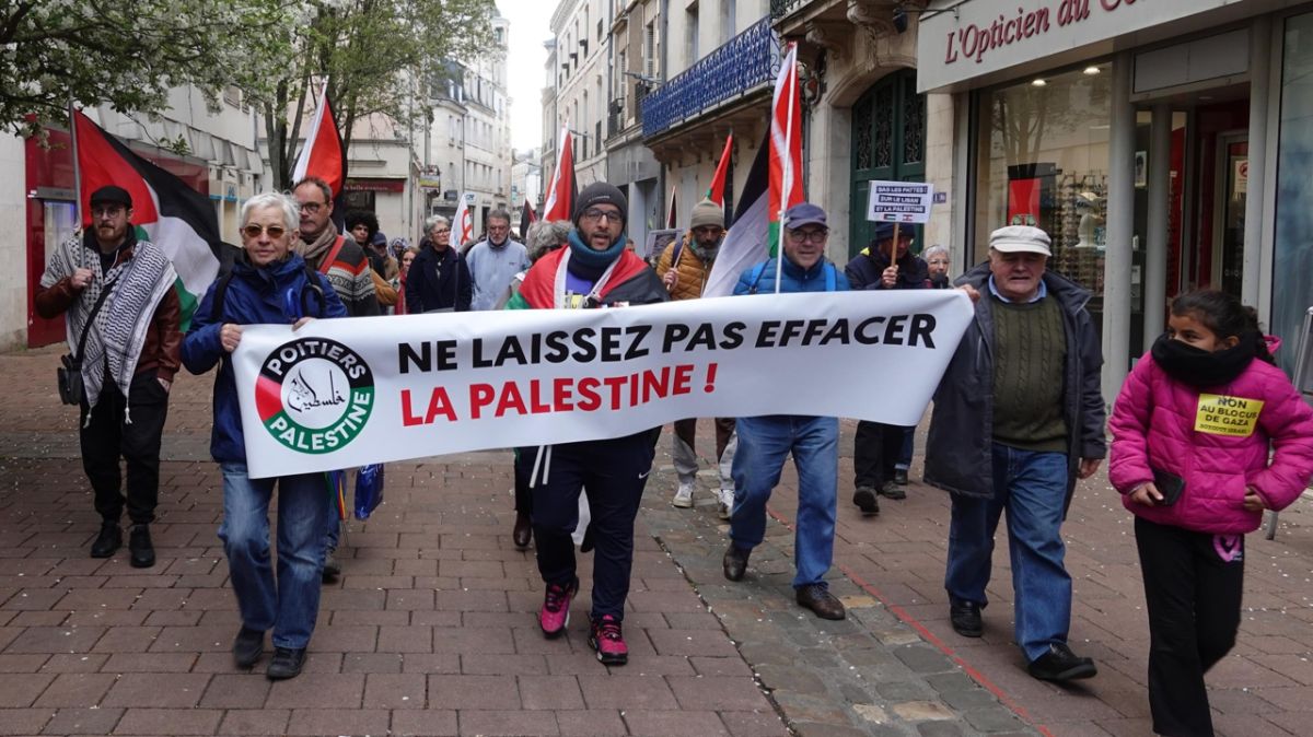 Des voix contre la guerre : Poitiers mobilisé pour la Palestine