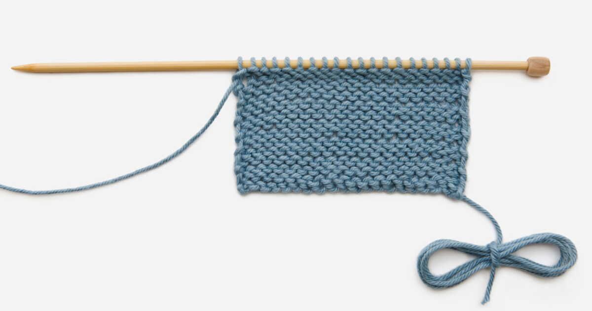 Découvrez l'art du point mousse en vidéo