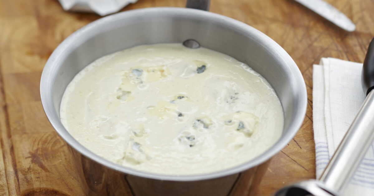 Sauce crémeuse au bleu
