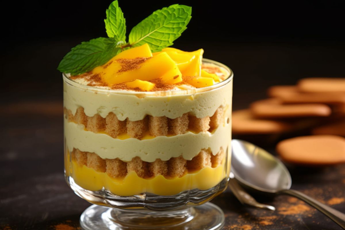 Une charlotte aux mangues pour un Noël plein de fraîcheur