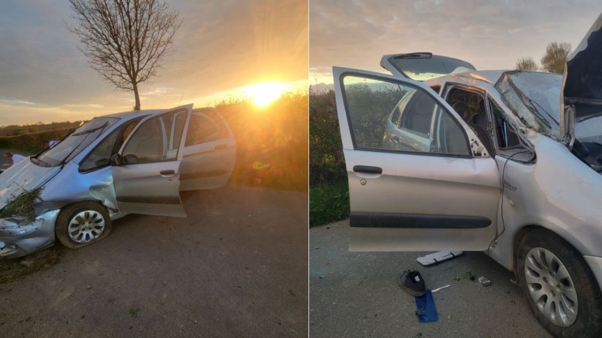 Accident spectaculaire à Surin : un jeune homme dans un état critique après une sortie de route