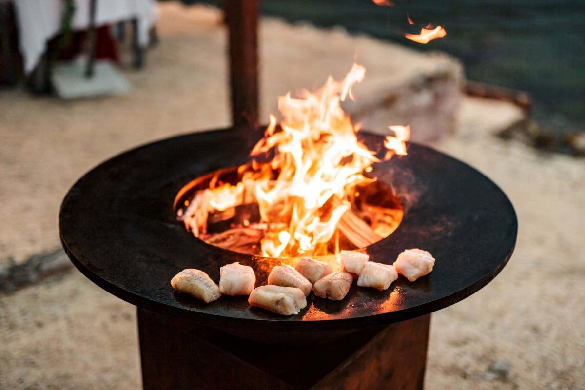 Grillez vos marshmallows cet été avec le brasero Somagic à prix mini chez Truffaut