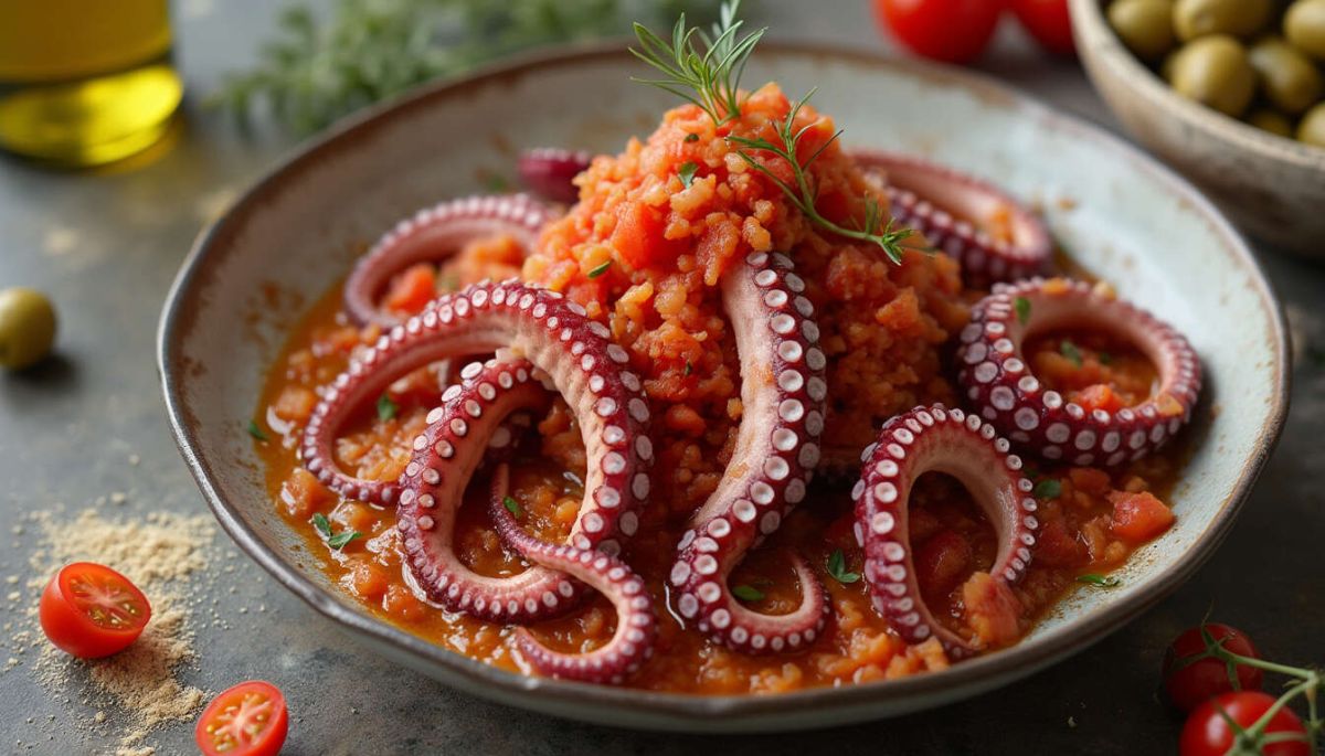 poulpe à la provençale : recette savoureuse