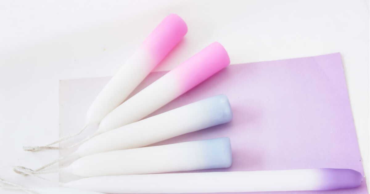 Transformez vos soirées avec une bougie effet tie & dye