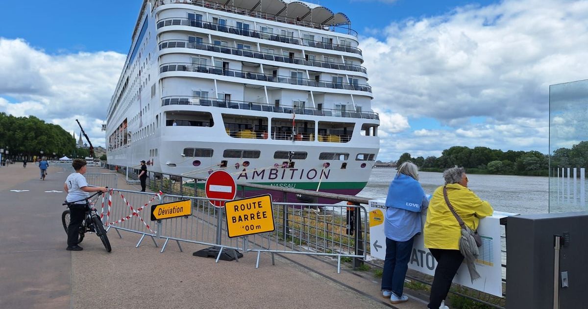 Une épidémie de gastro-entérite à bord d'un paquebot confiné à Bordeaux