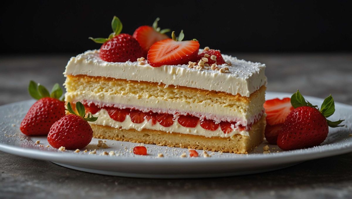Recette savoureuse de gâteau à la fraise et au mascarpone