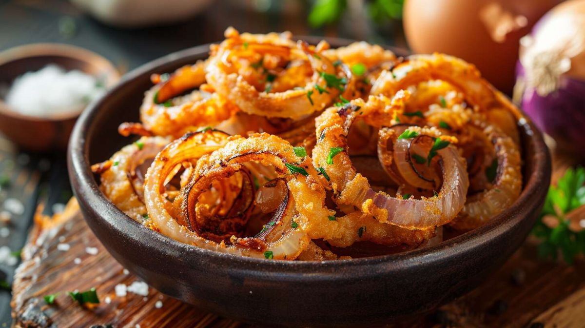 Oignons frits croustillants : la recette ultime pour épater vos invités