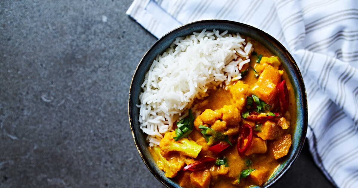 Savourez un curry de crevettes à la patate douce en moins de 30 minutes