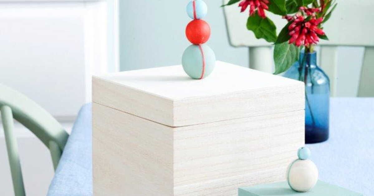 Des boîtes de rangement uniques fabriquées à partir de perles de bois