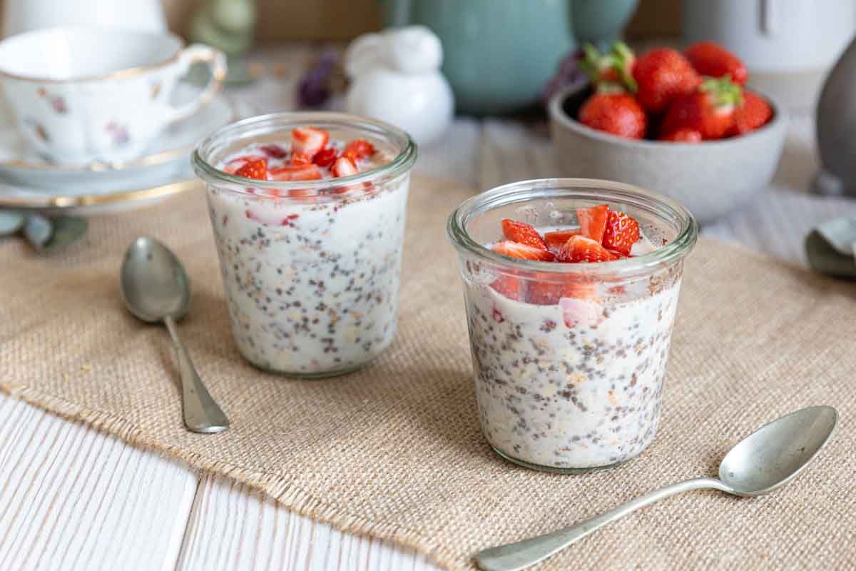 Overnight Oats aux fraises