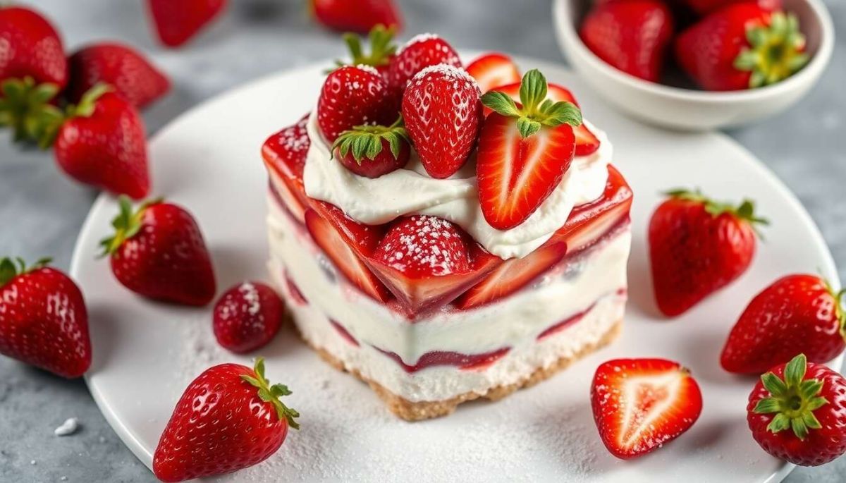 Le tiramisu aux fraises revisité : une douceur légère à savourer sans culpabilité