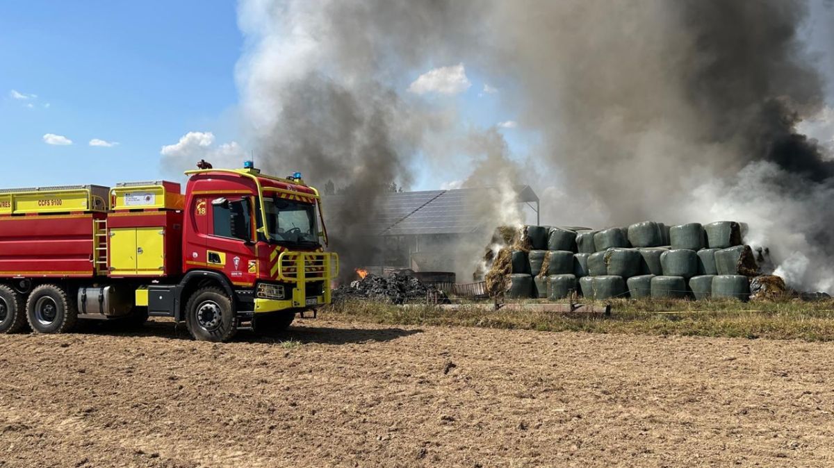 Un incendie agricole mobilise une vingtaine de pompiers à La Peyratte