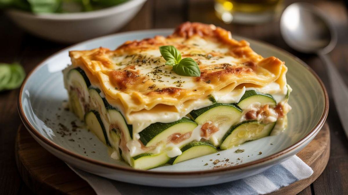 Découvrez ces lasagnes aux courgettes et fromage de chèvre qui régaleront vos invités