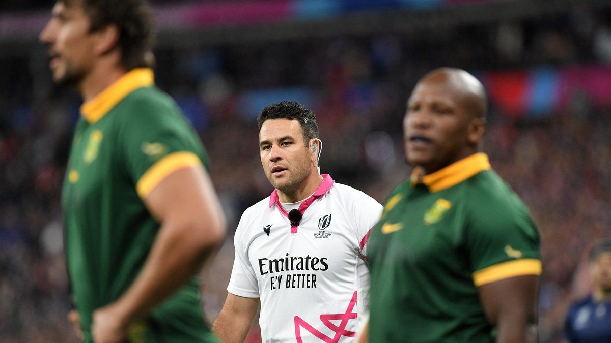 Ben O'Keeffe défend son arbitrage lors du choc France - Afrique du Sud