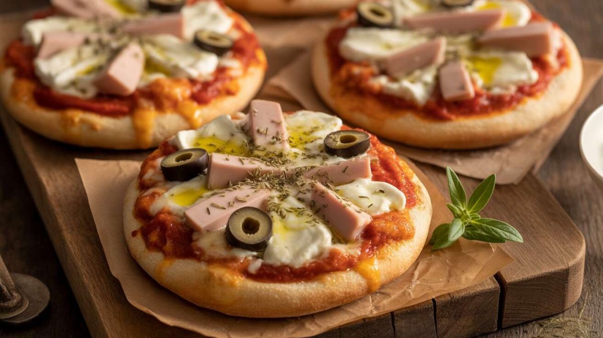 Savourez des mini pizzas au thon et fromage frais en un clin d'œil