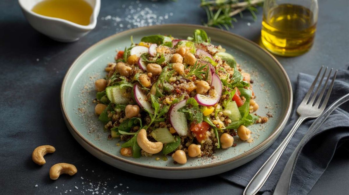 Une salade composée gourmande pour un repas léger et savoureux
