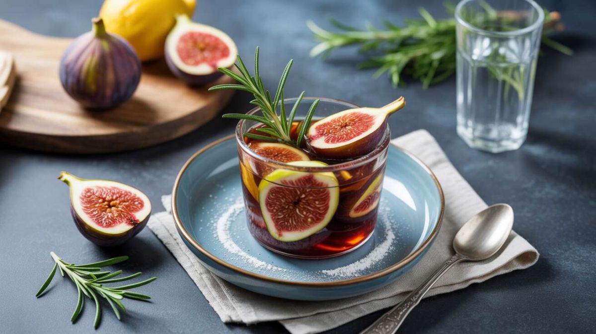 Compote de figues fraîches et romarin, une douceur parfumée pour le goûter