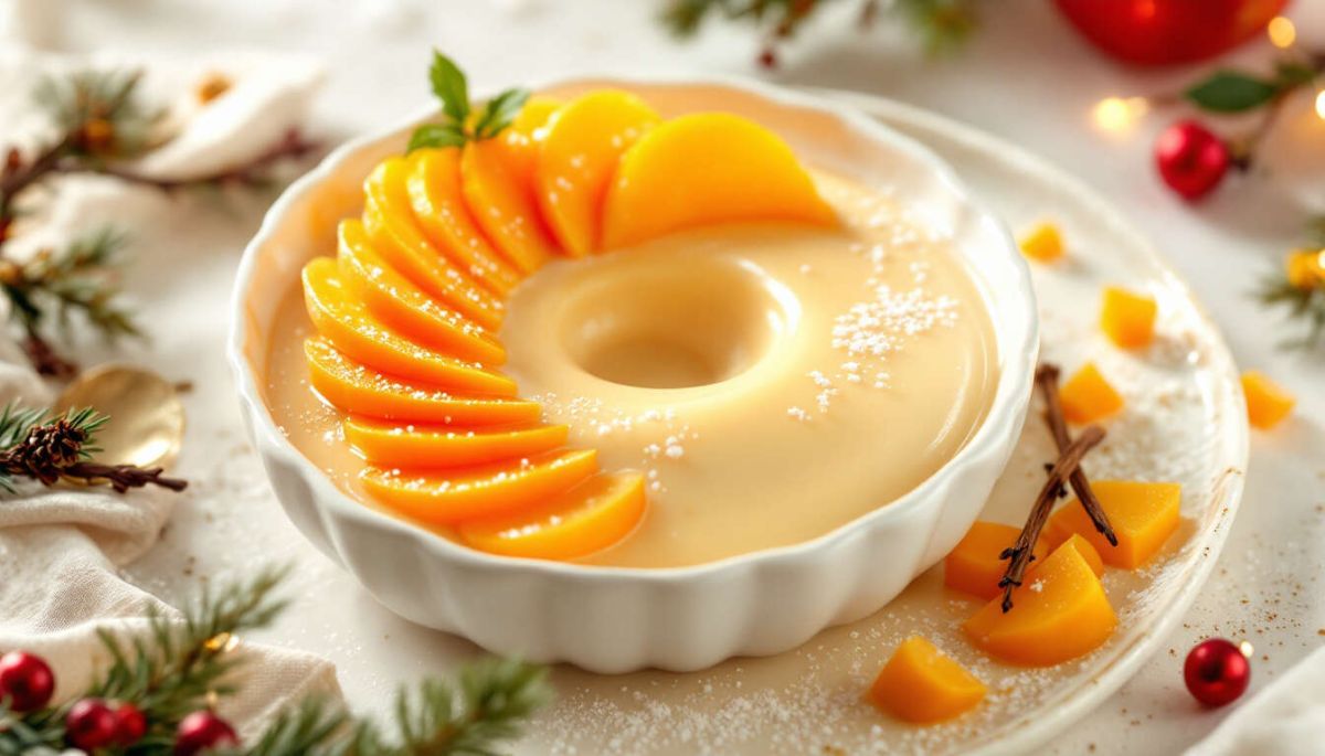 la panna cotta à la mangue : une douceur festive à partager