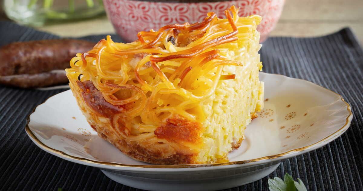 Les tagliatelles en omelette au cantal de Julie Andrieu : une recette réconfortante à souhait