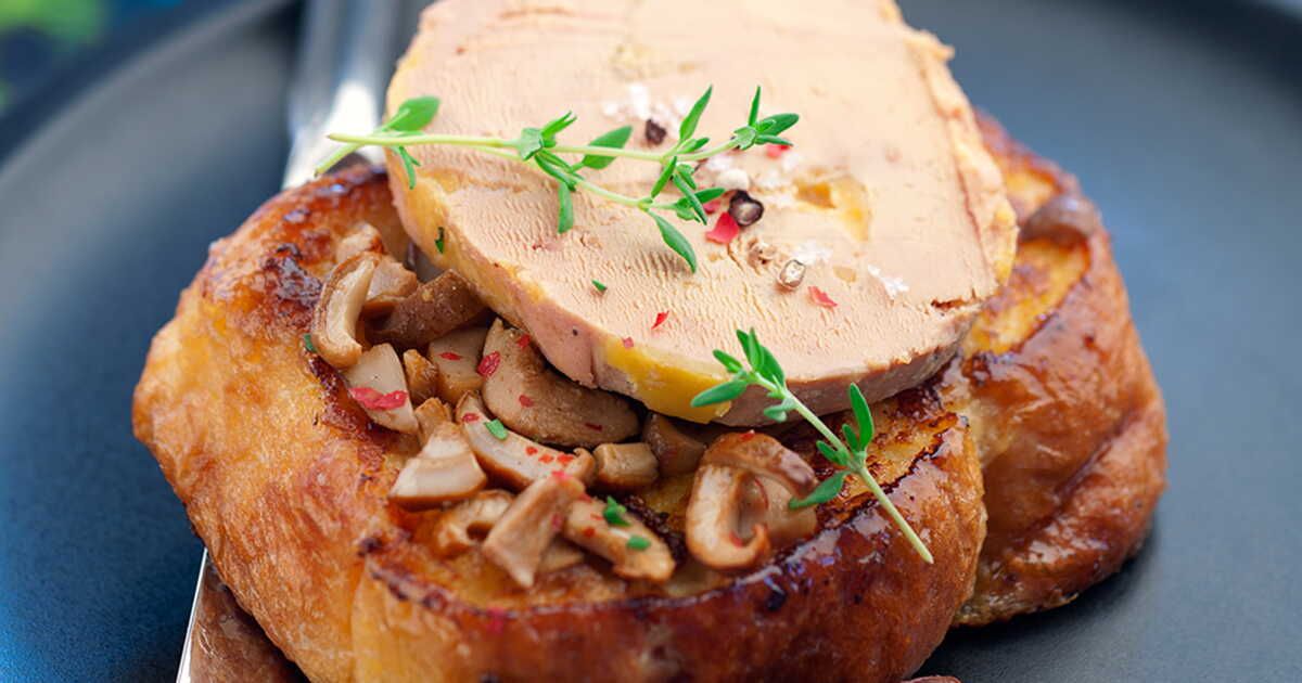 brioche perdue au foie gras