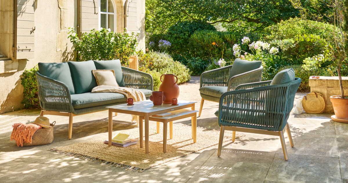 22 salons de jardin pour savourer l'été en plein air