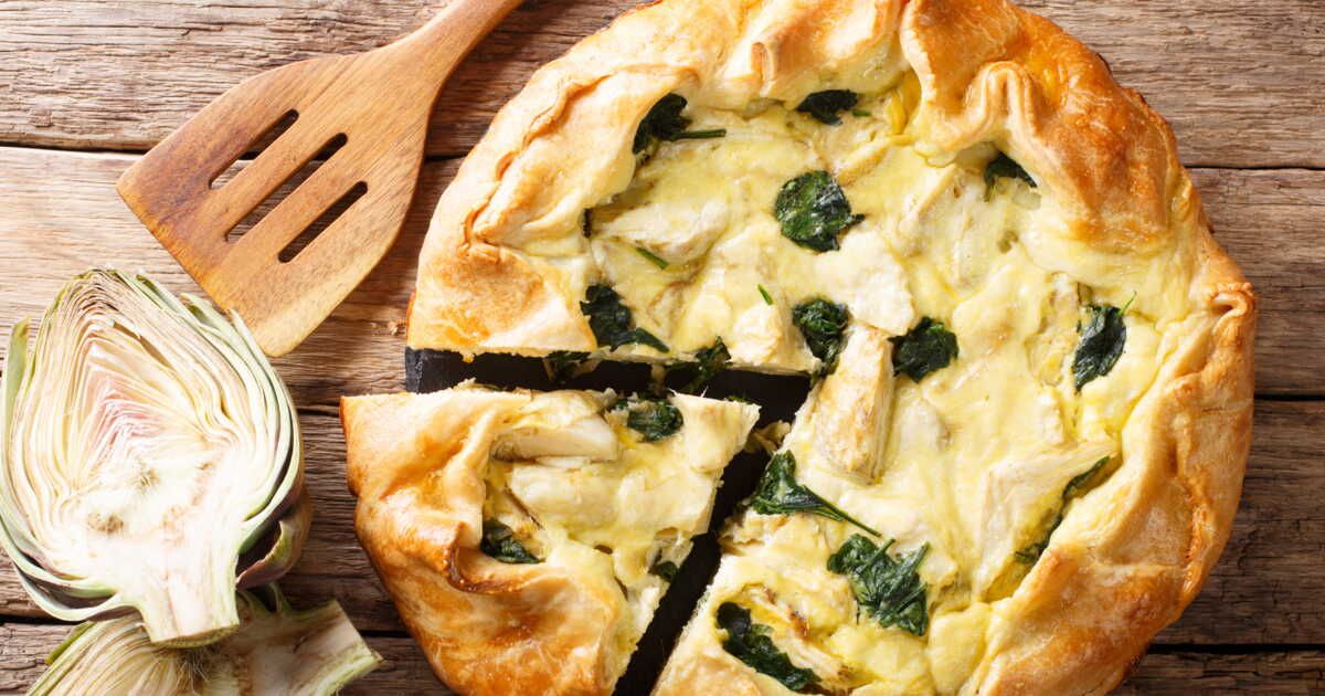 Dégustez la tarte estivale artichaut-courgette de Laurent Mariotte