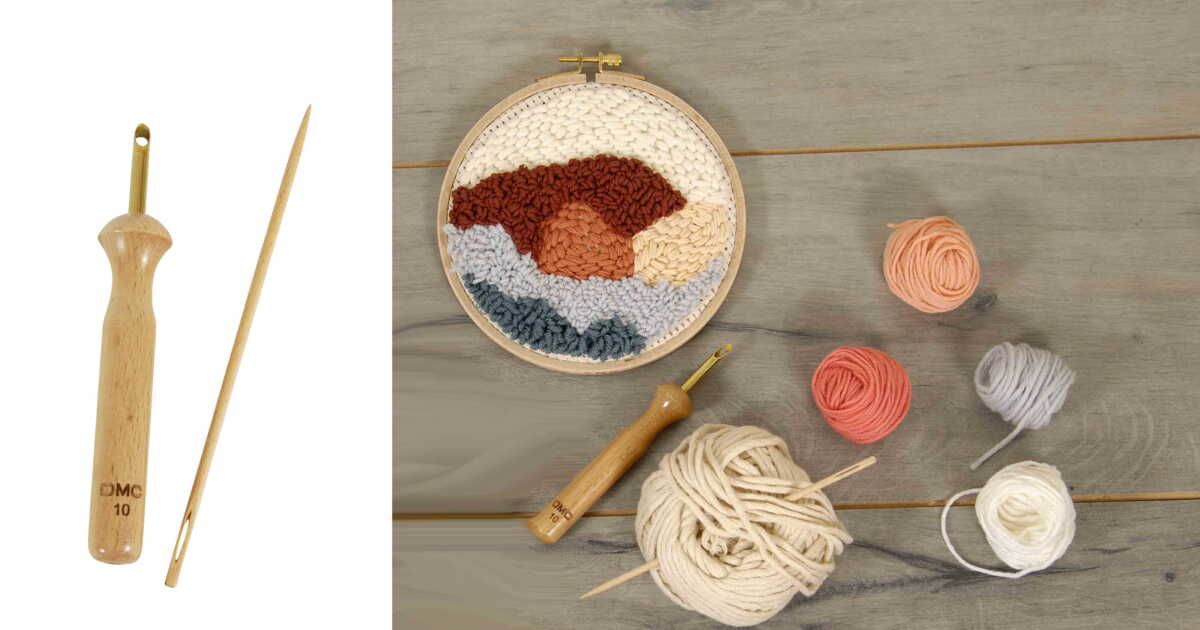 La magie du punch needle : l'art de la broderie en relief